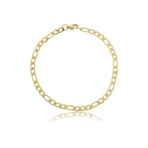 Pulseira Grumet Masculina Aço Gold