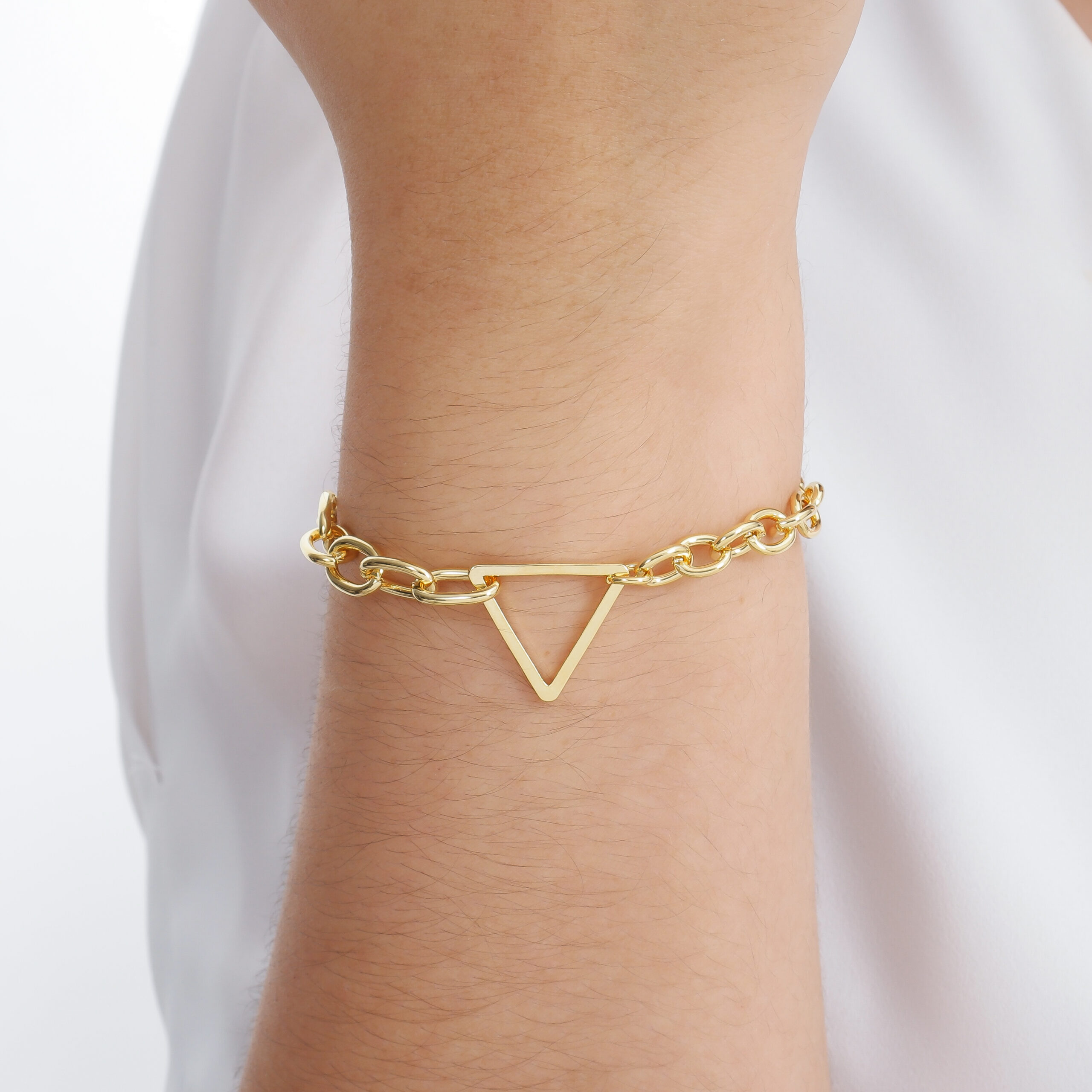 Pulseira Triangulo Ouro