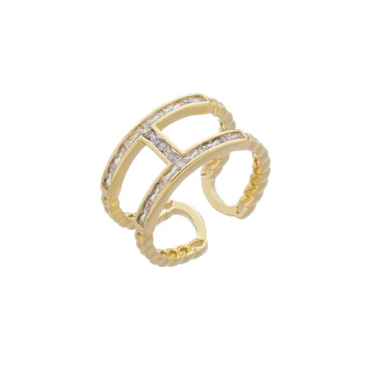 Anel Hagaia Ouro - Ajustável